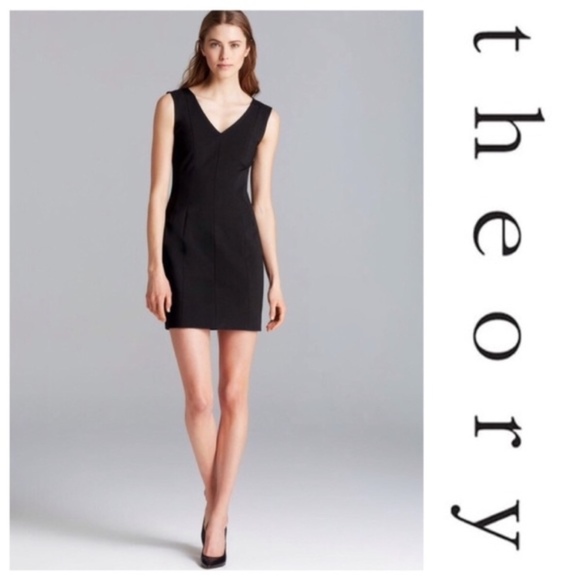 ‼️CLOSING CLOSET SALE‼️ NWT [Theory] Classic Black Dress - Picture 2 of 6